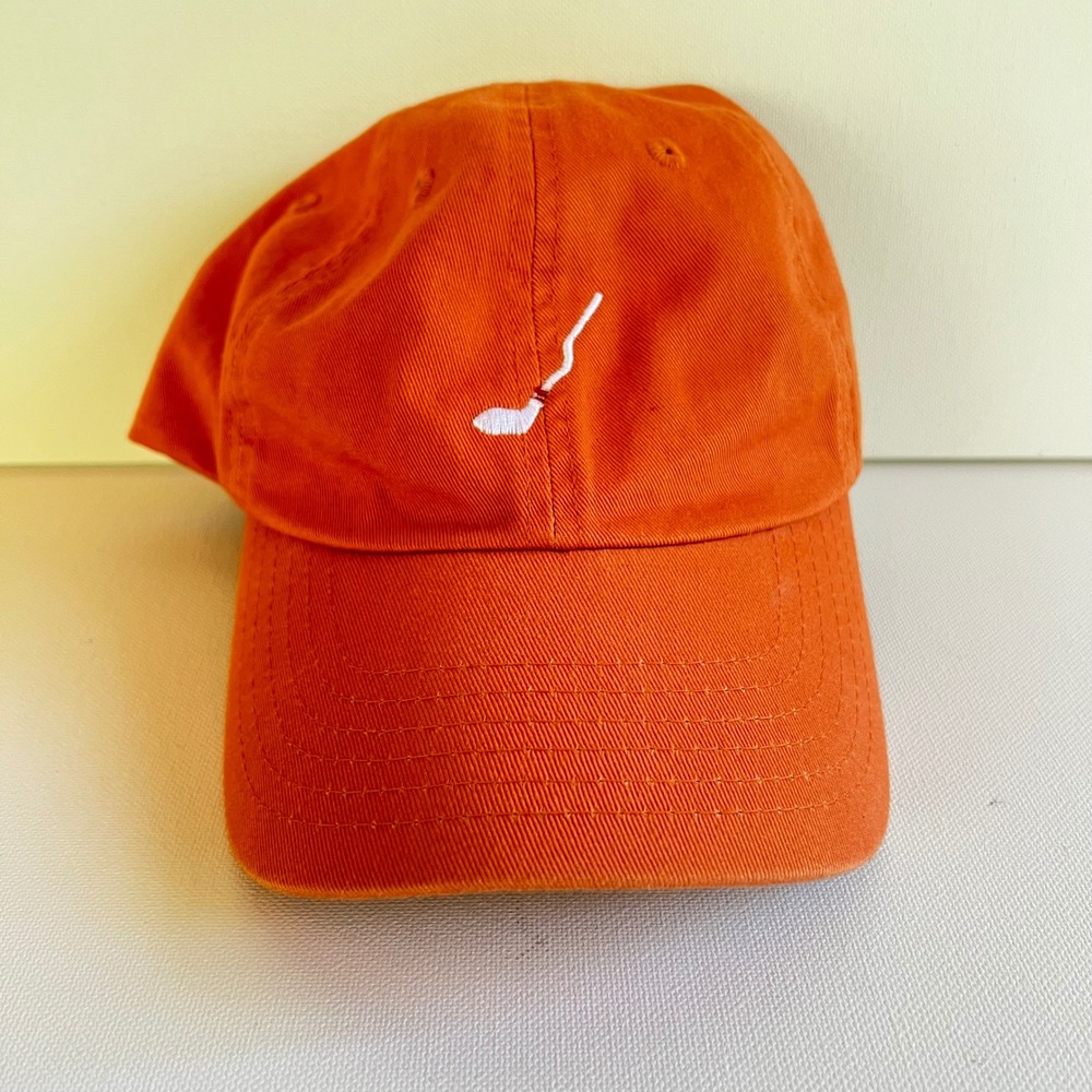 Crooked Stick Golf Imperial Mens Orange Golf Club Embroidered Cotton Dad Hat